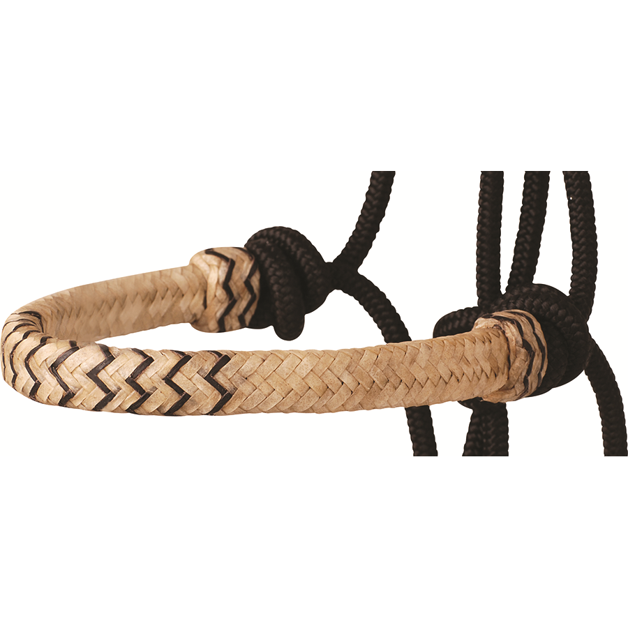 Equibrand BRAIDED RAWHIDE ROPE HALTER