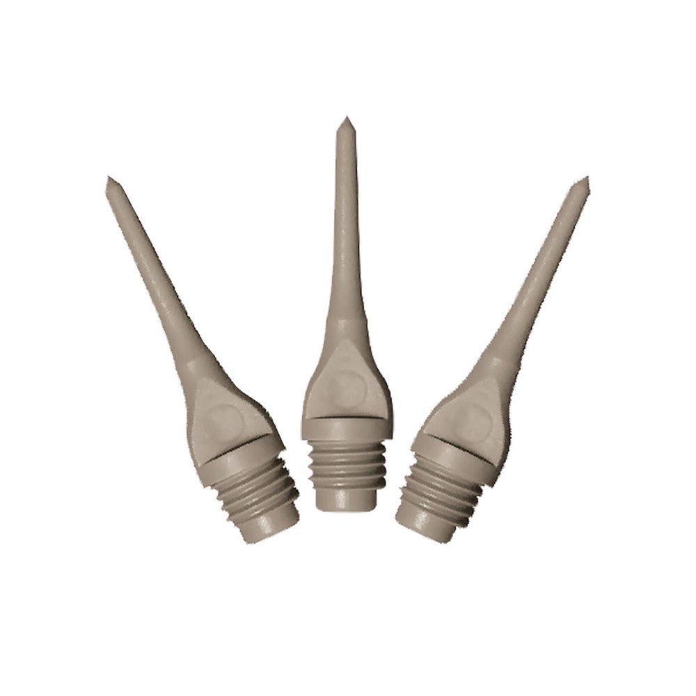 250 Gray Dart Replacement Soft Tips - 1/4"