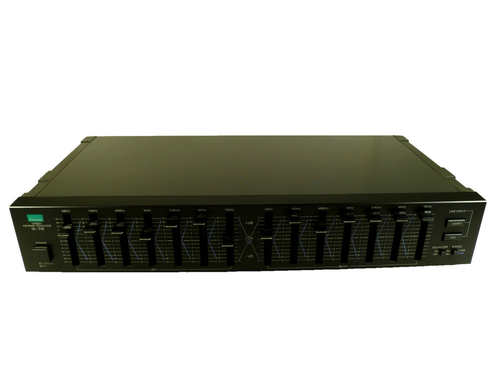 Vintage Sansui SE-510 Graphic EQ Equalizer - Tested & working - studio stereo