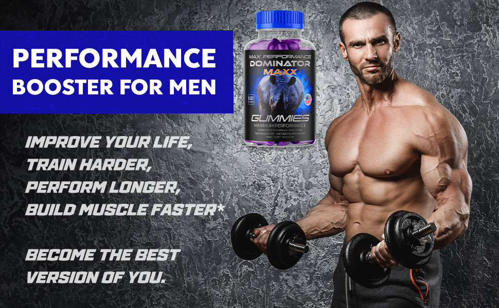 Dominator Maxx Gummies For Men, Advanced Performance Supplement 300 Gummies