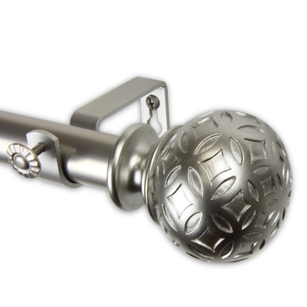 1" Odelia Curtain Rod 120170" Satin Ni