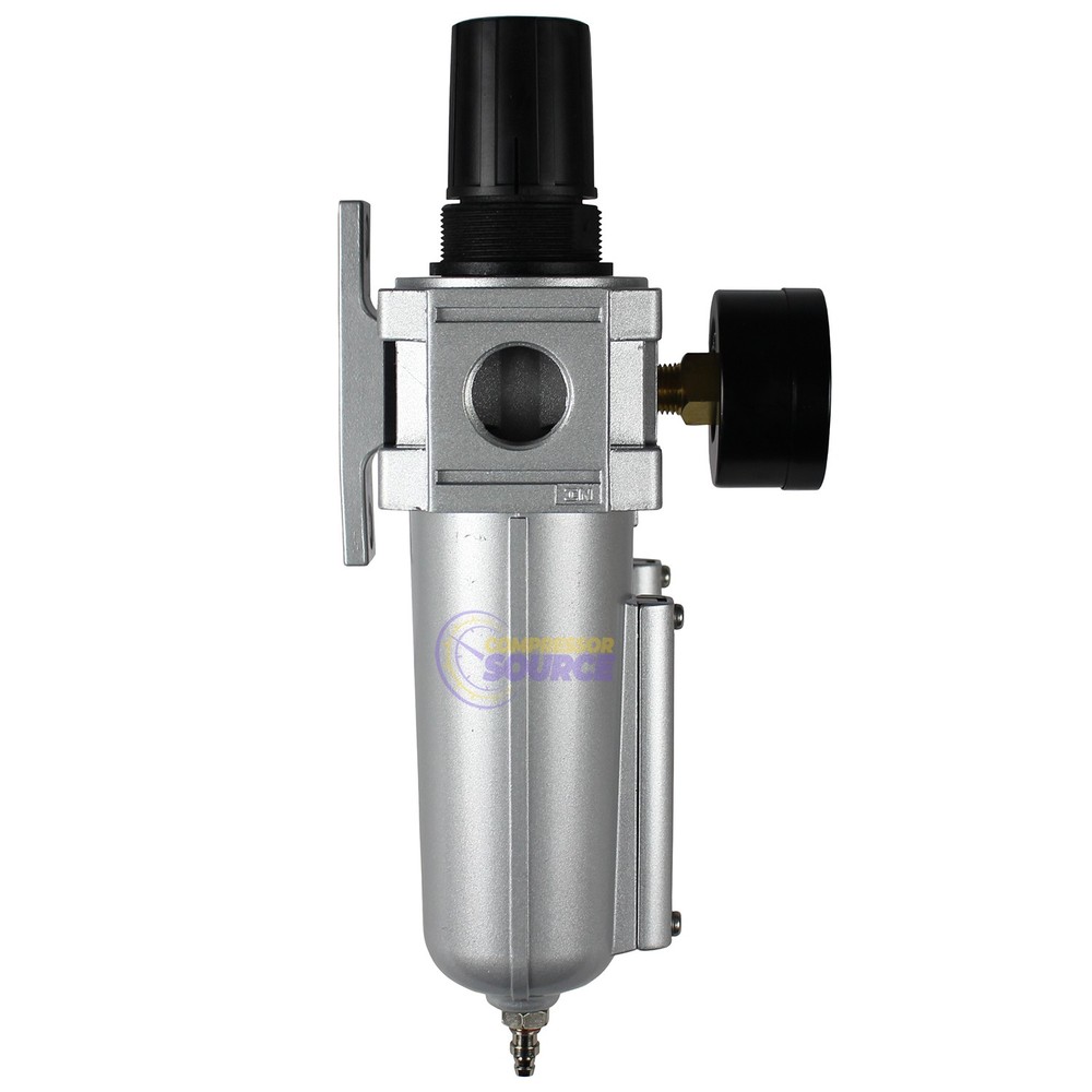 3/4" Compressed Air Moisture Filter Regulator Oiler Separator Lubricator Combo