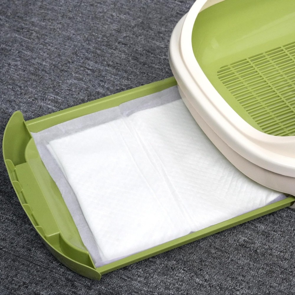 Super Absorbent Cat Pee Pads 30 Ct | Thick 6-Layer Design for Litter Systems