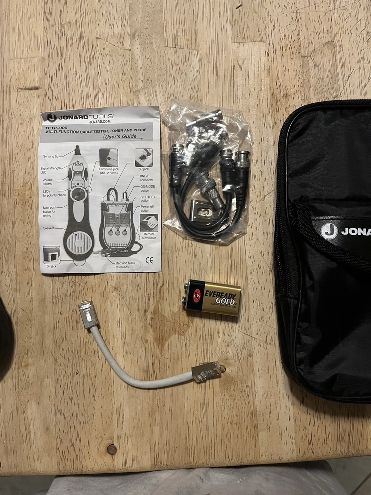Jonard Tools Tetp-900 Cable Tone Tester Kit