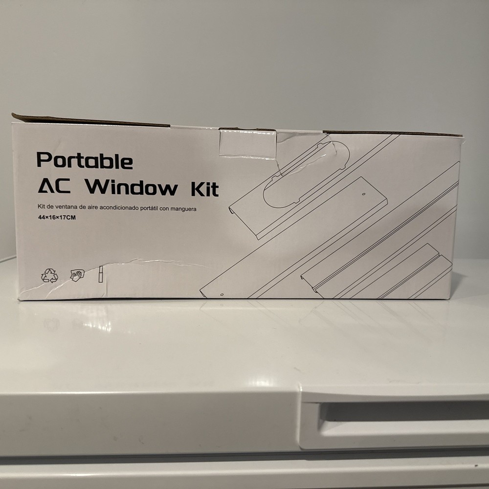 Portable AC Window Vent Kit Complete Air Conditioner Window Kit Adjustable