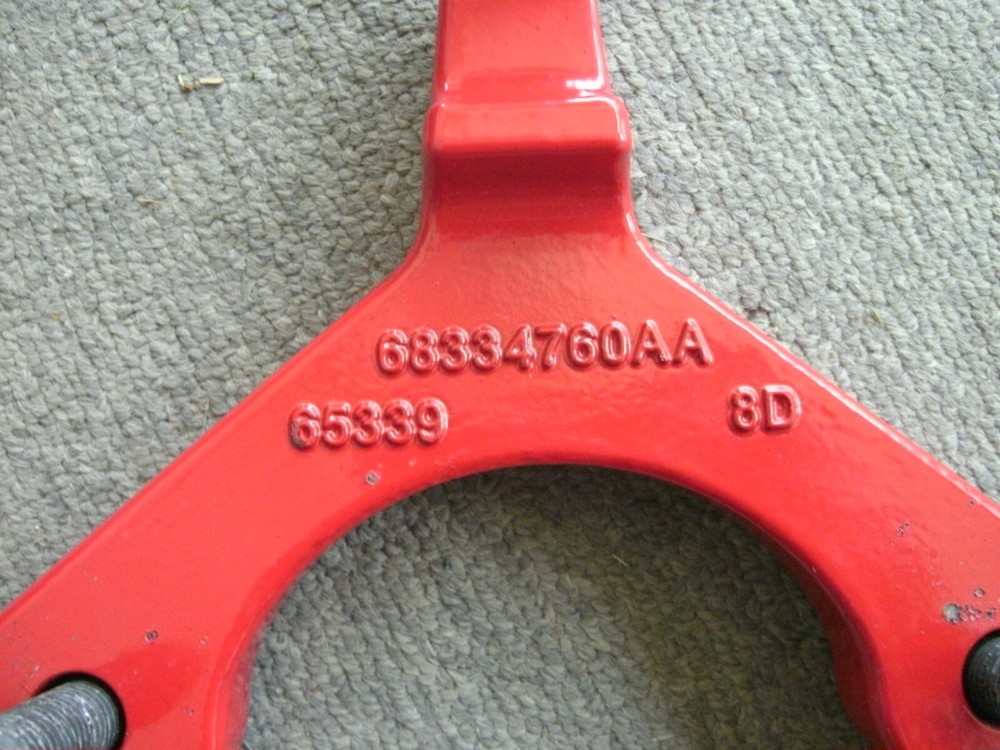 Jeep Gladiator red front tow hooks