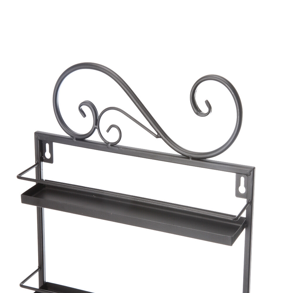 5 Tier Nail Polish Rack Metal Display Organizer Wall Mounted Holder Stand Assemb