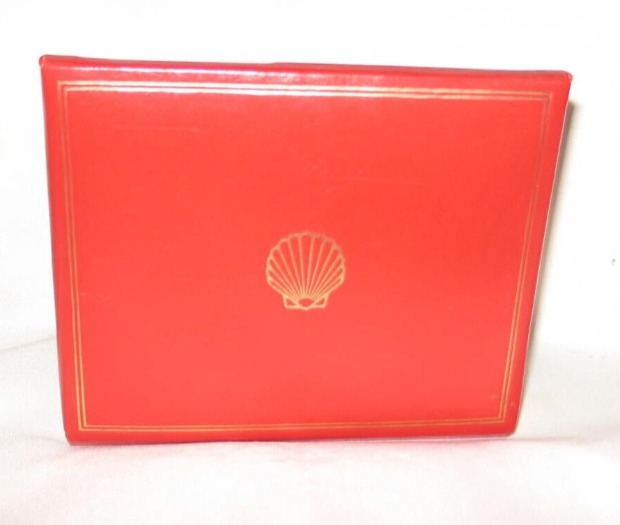 Shell Oil Leather Bookend