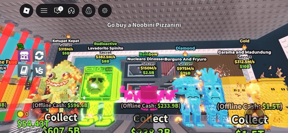 Nuclearo dinosaur 150 rainbow  ￼￼