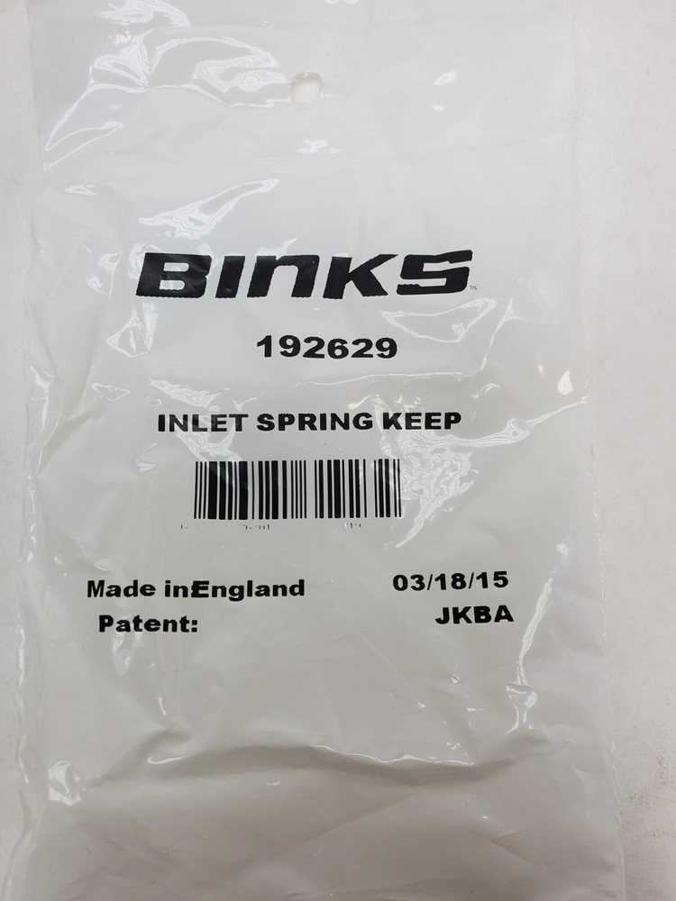 NEW OEM BINKS REPLACEMENT PARTS - MODEL # - 192629 INLET SPRING KEEP (HR)