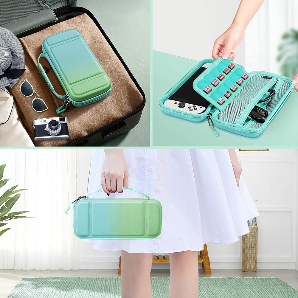 Carry Case for Nintendo Switch OLED Model 2021/Switch 2017 Protective Travel Bag