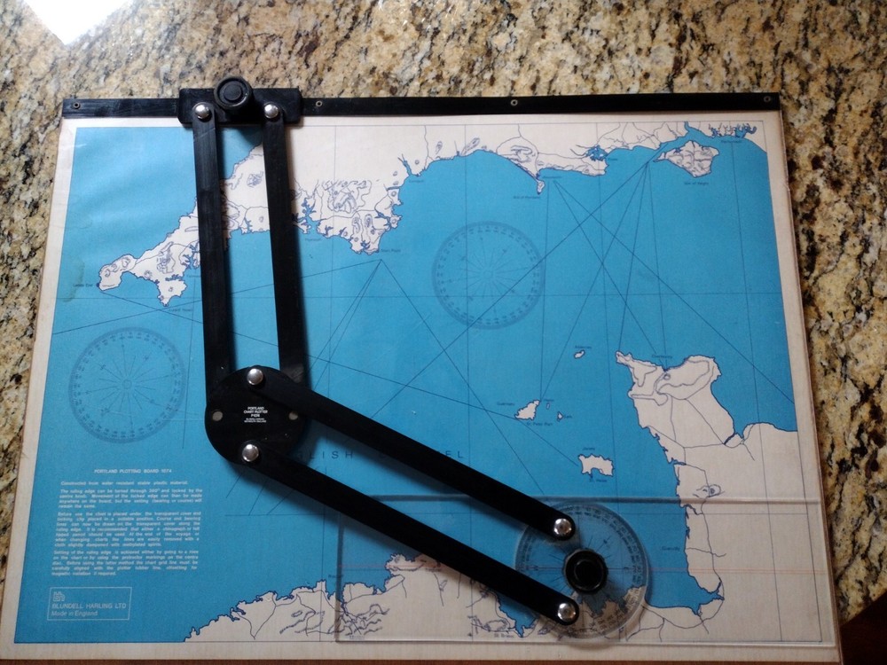 Marine Navigation PORTLAND COURSE PLOTTER Vintage P1074