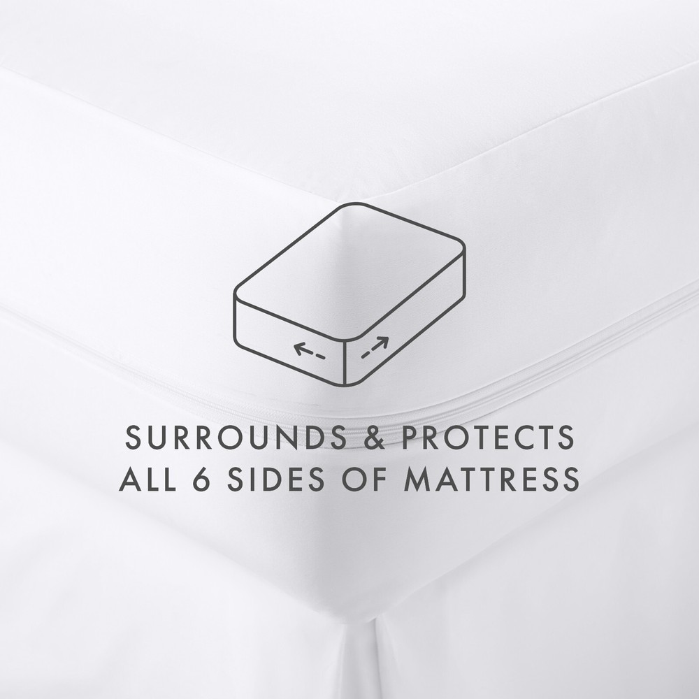 Kaycie Gray Basics High Quality Zippered Mattress Protector 100% Bed Bug Proof
