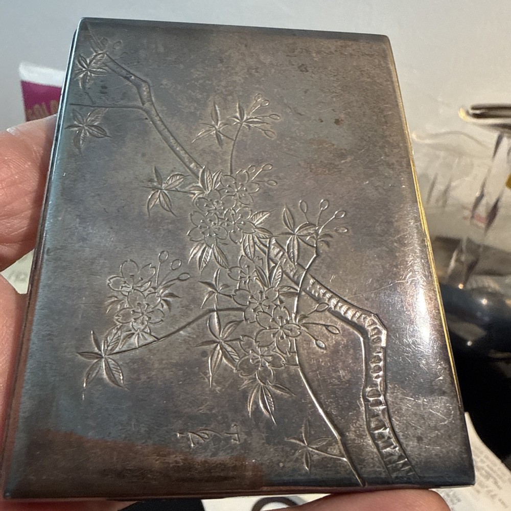 Silver 950 Cigarette Case By Kuyeda