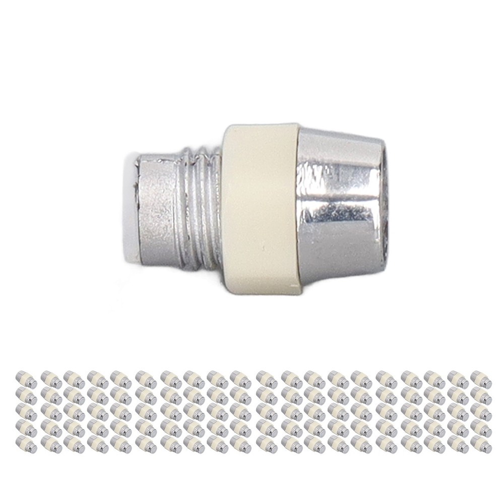 100 Set LED Holder 5mm Plastic Light Emitting Diode Panel Mount Clip Repair Tool