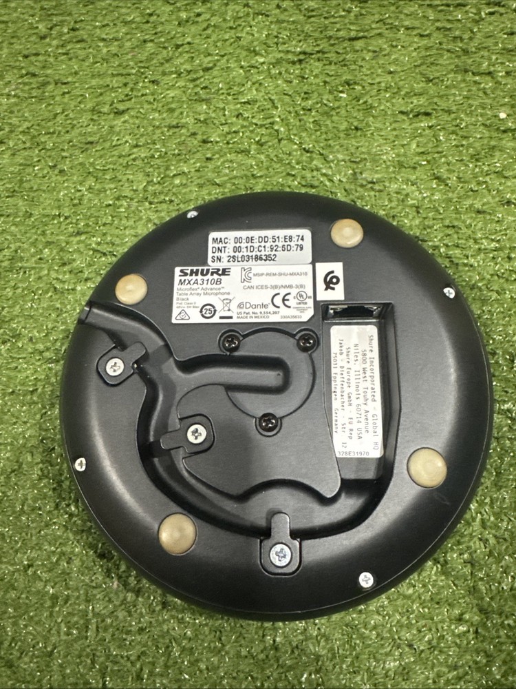 Shure MXA310B Table Array Microphone Black