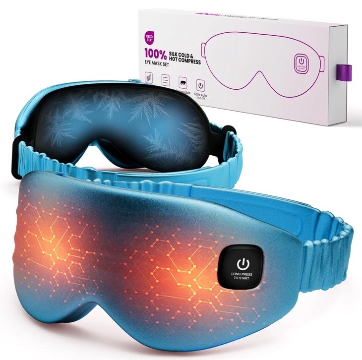 Wireless Heated Eye Mask with Cooling