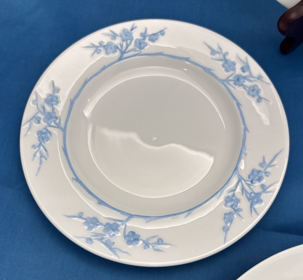 Vintage Spode Blanche De Chine Geisha 5 Pc. Place Setting China Dinner Set