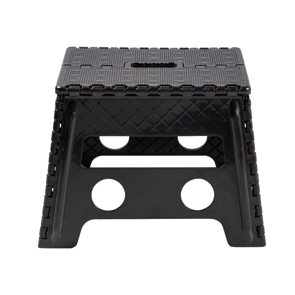 Folding Step Stool Lightweight Plastic One Step Ladder Portable Household Stool
