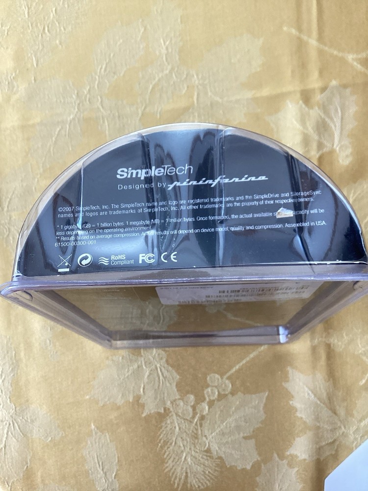 SimpleTech Portable Hard Drive 80GB