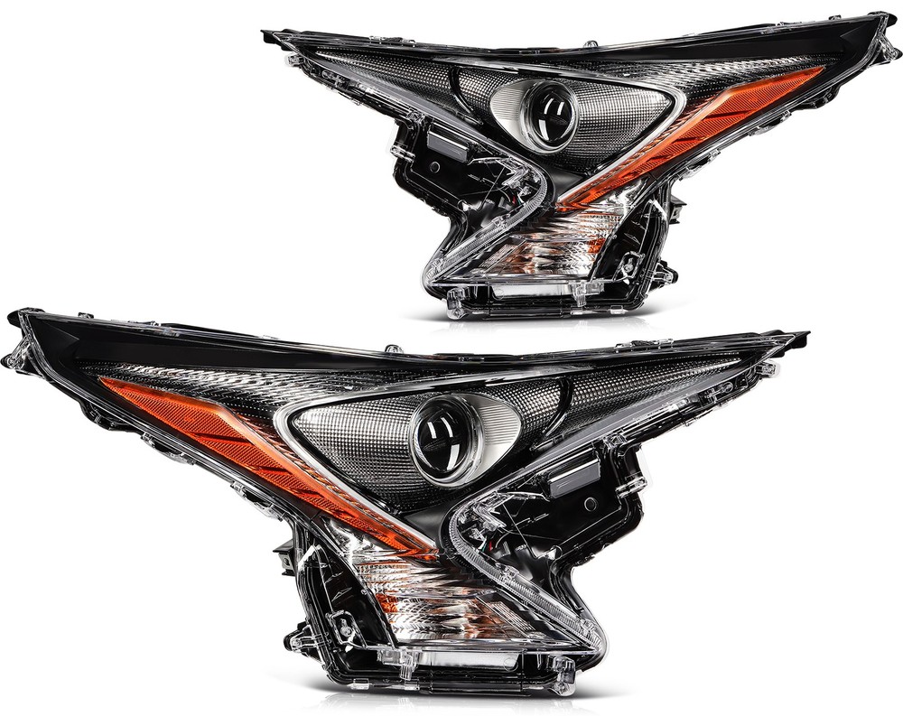 Headlights Assembly Left+Right For 2016 2017 2018 Toyota Prius w/LED DRL