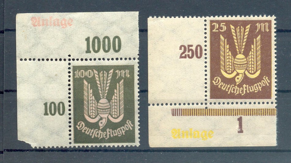 Dr-Infla 236+237 Alagevermerke** Mnh Postfrisch (F3633