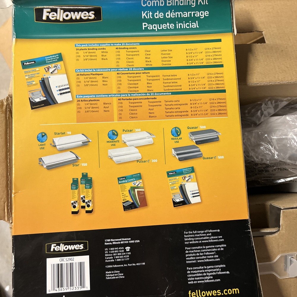 Fellowes Star 150 Manual Comb Binding Machine