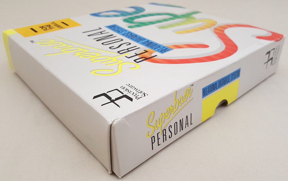 Superbase Personal ©1987 Precision Software for Commodore Amiga 500 1000 2000