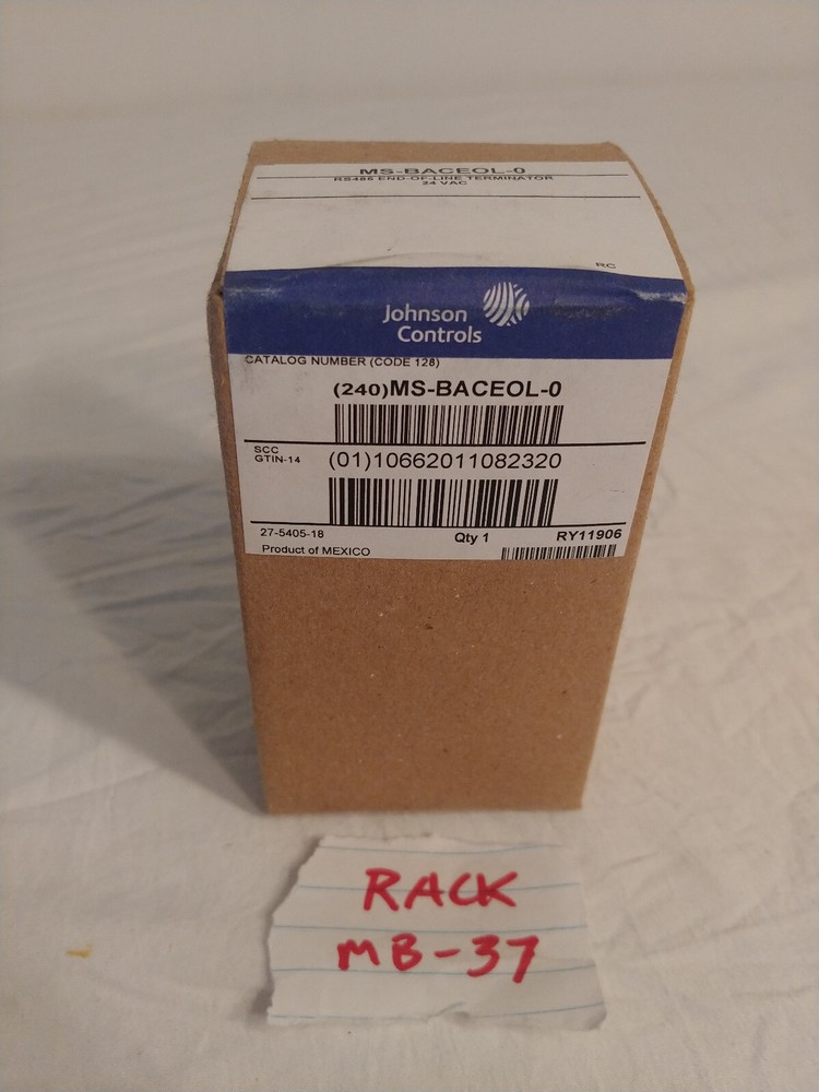 Johnson Controls MS-BACEOL-0 End-Of-Line Terminator