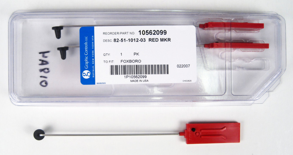 (3-pack) FOXBORO GRAPHIC CONTROLS DISPOSABLE PENS *S17