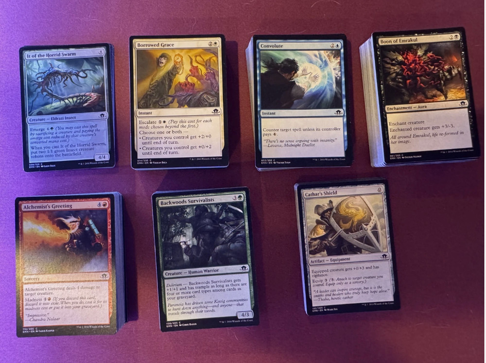 MTG Magic Eldritch Moon Complete Common Uncommon Set x4