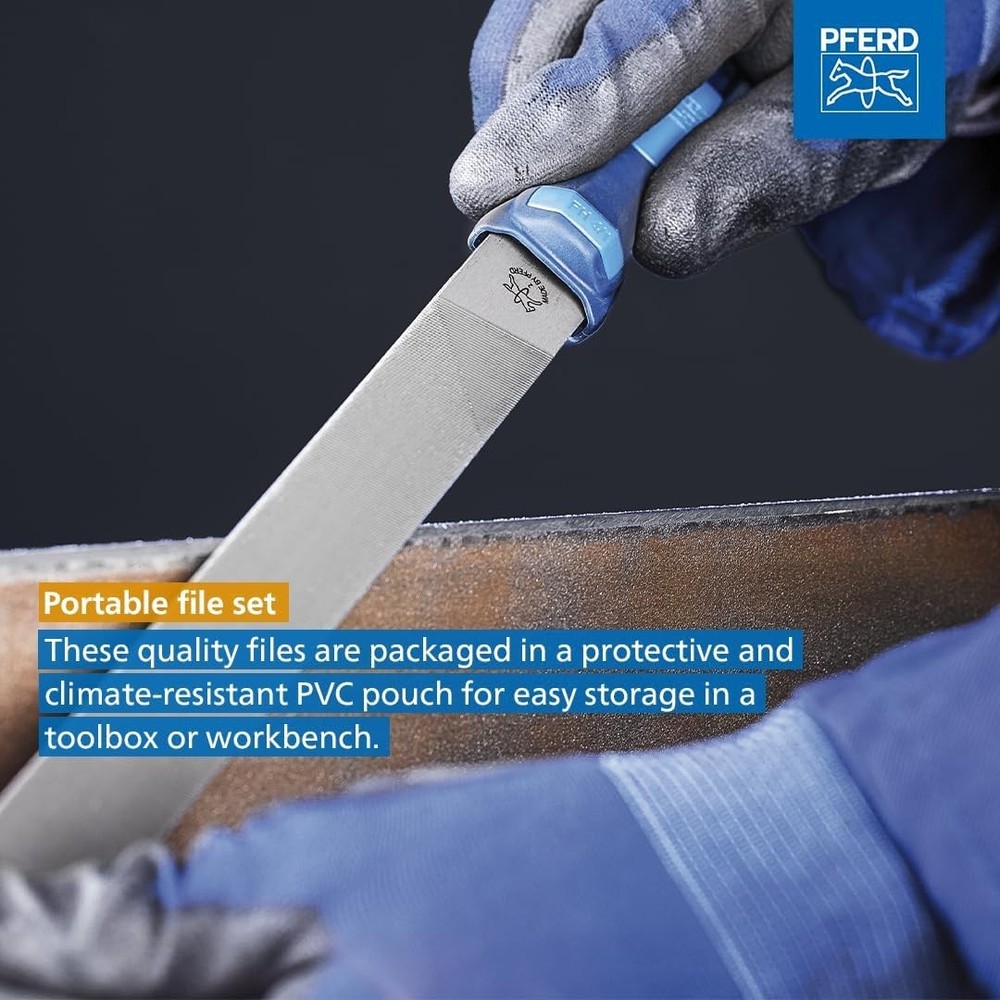 Professional 5pc File Set - Second Cut Machinists Files