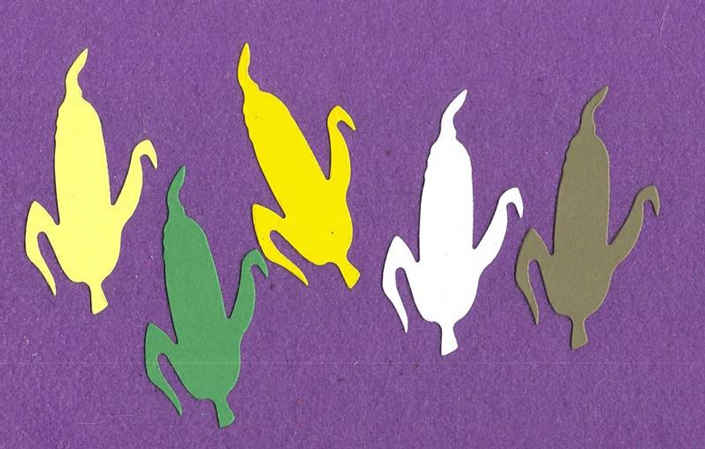 CORN  die cuts scrapbook cards