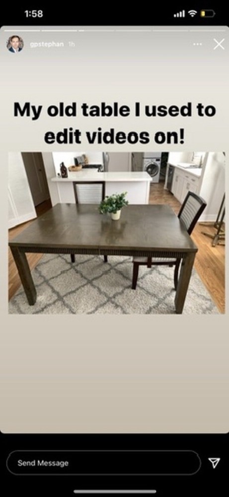 Graham Stephan’s Dining Set