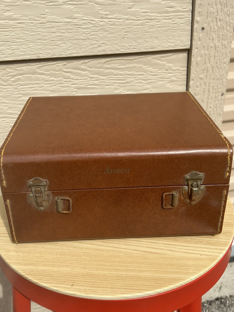 Vintage Ansco Camera Case Brown VTG