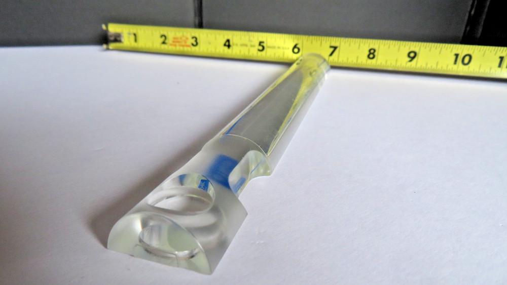 Apollo® Acrylic Handheld Clear Bar Magnifier 2X Magnification 5X Bifocal Insert