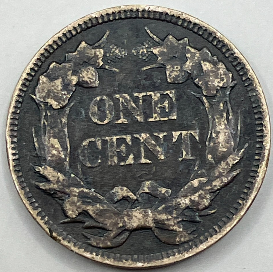 1857 Flying Eagle Cent ~ Fine
