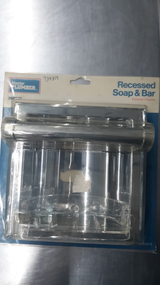 Master Plumber Recessed Soap Dish & Bar, 222067