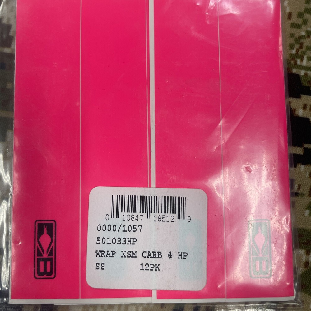 Bohning Arrow Wraps Hot Pink Carbon 4 Inch Extra Small 13 Pack