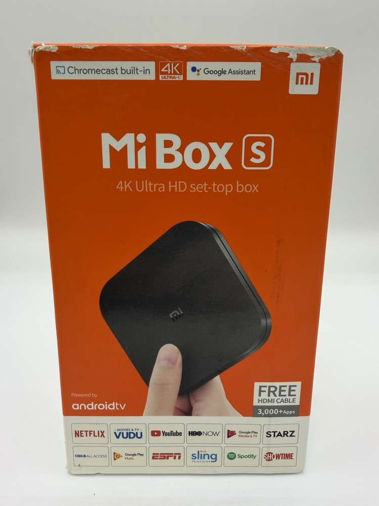 Xiaomi Mi Box S MDZ-22-AB Android TV 4K HDR Remote Streaming Media Player
