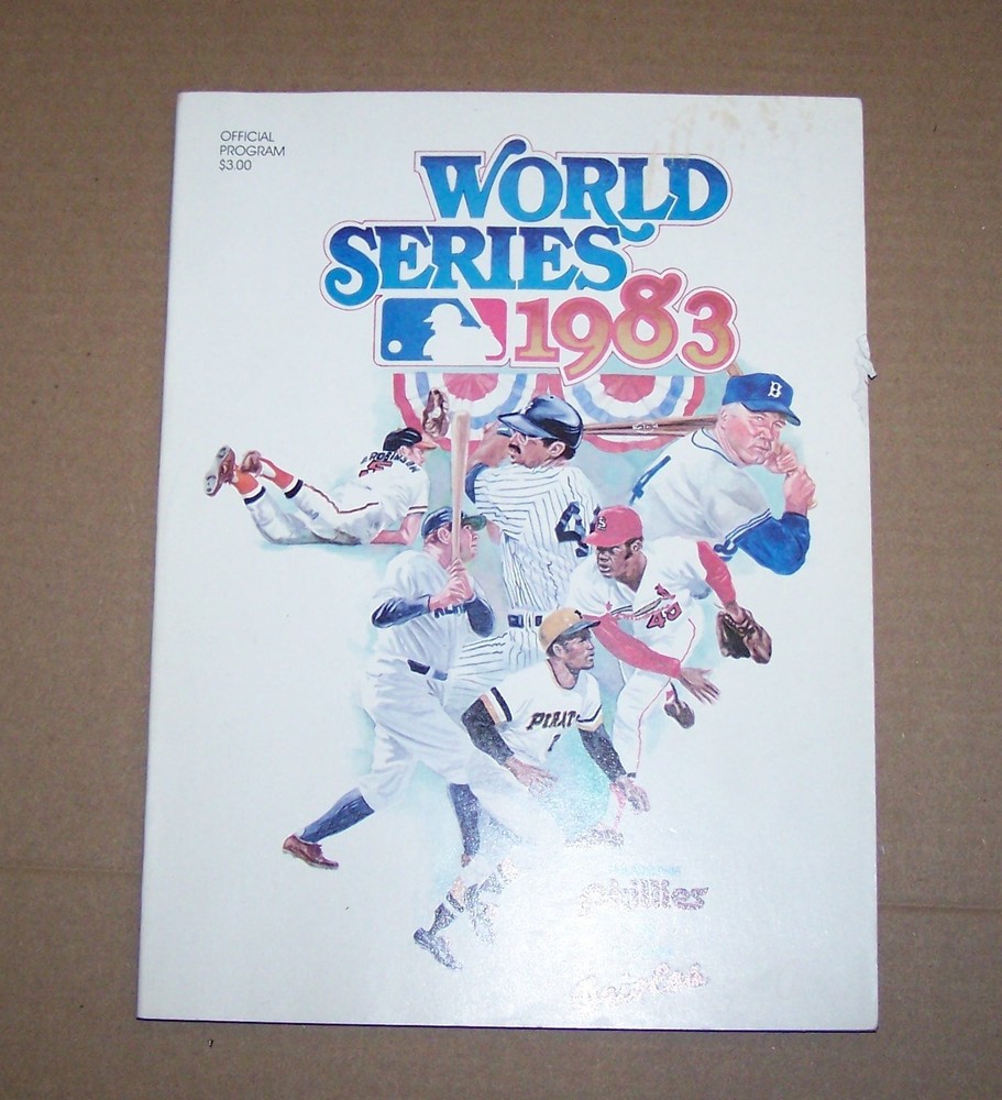 1983 World Series Program Philles vs. Orioles   T14