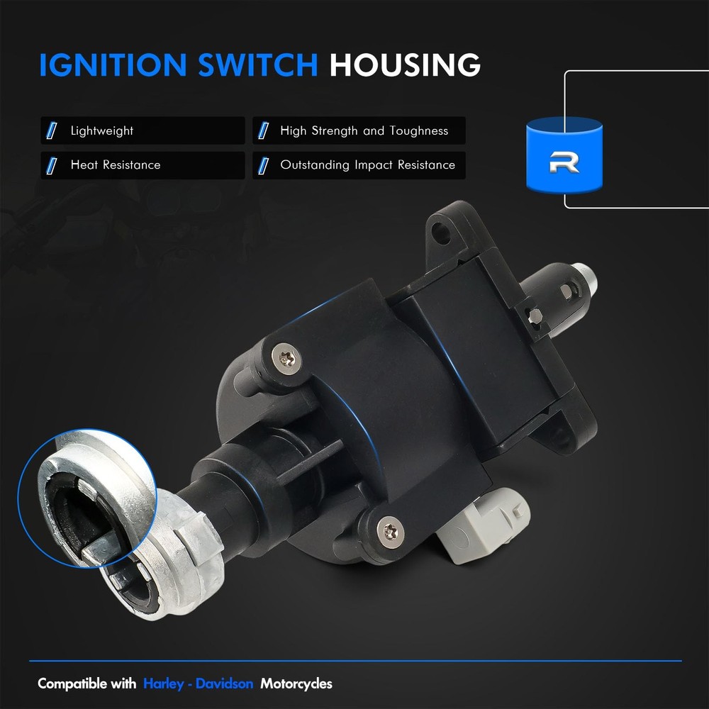 Ignition Switch Lock Housing Assembly for 14-24 Harley Davidson Road 71400012B