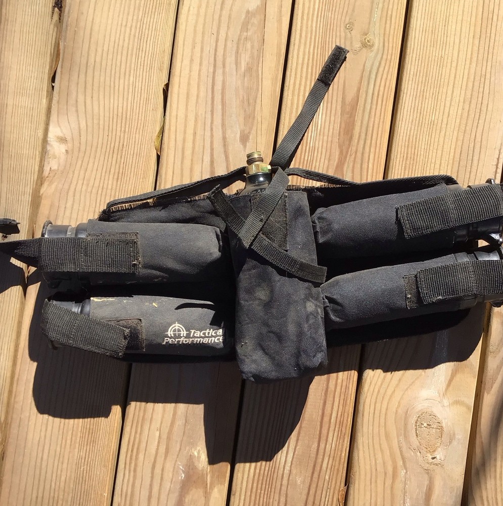 Tactical Performance 4 and 1 Harness Pod Pack Belt & 20oz CO2 Tank