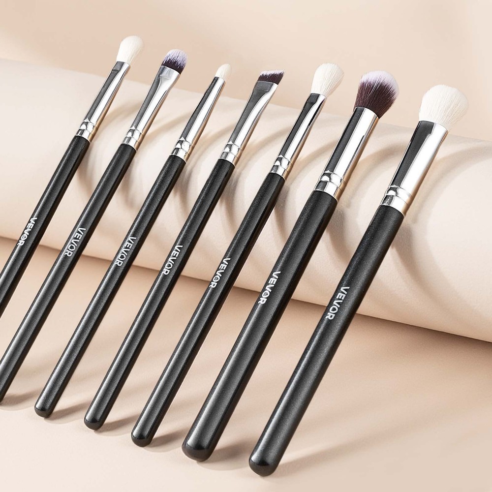 15PCS Soft Bristle Makeup Brushes - Foundation & Eyeshadow Brush Set