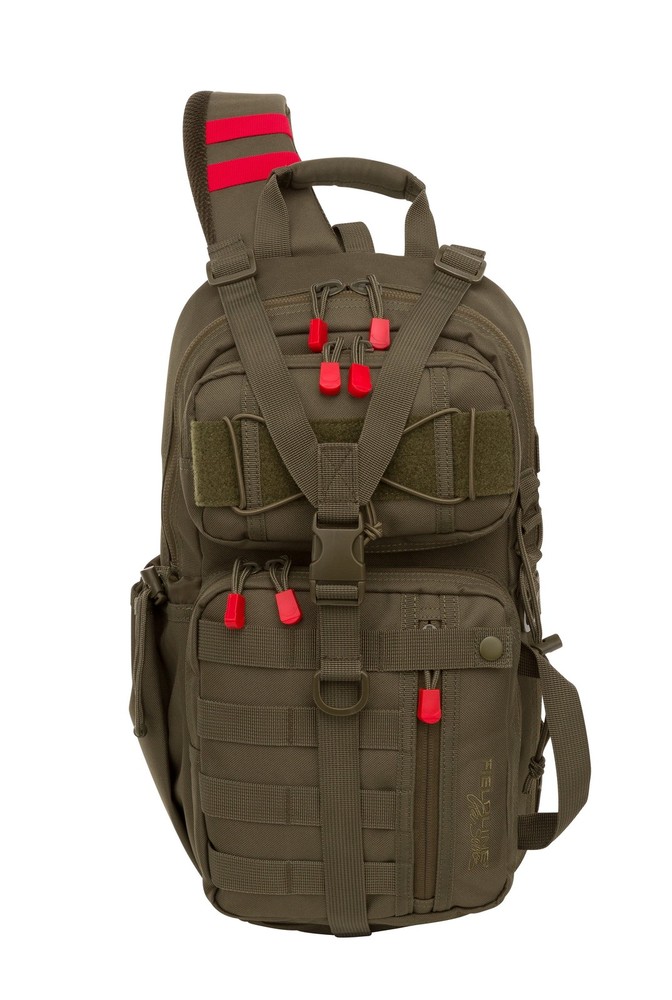 Fieldline Pro Roe Range Bag - Green Polyester, Soft Sling Case, Unisex