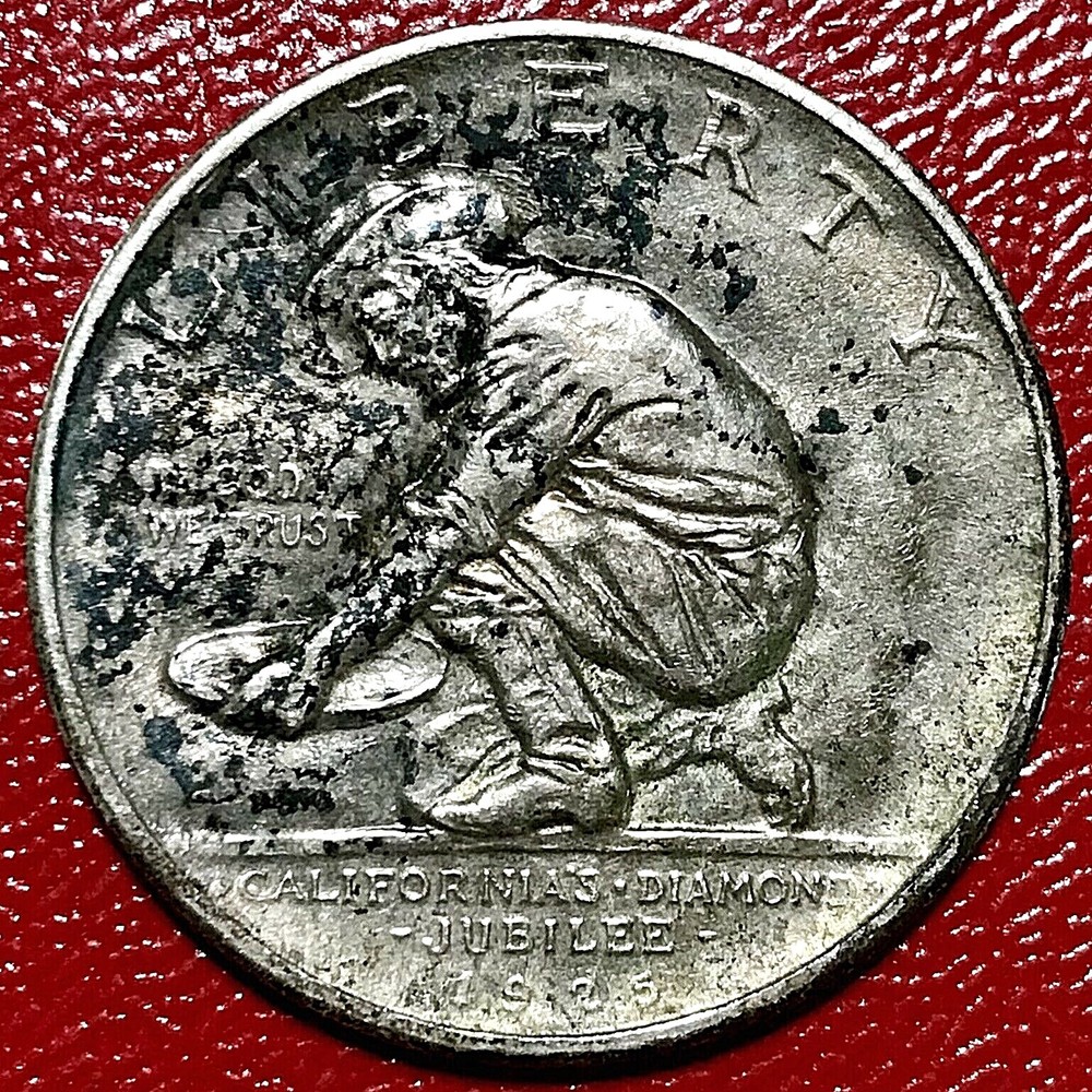 1925-S CALIFORNIA DIAMOND JUBILEE COMMEMORATIVE HALF DOLLAR