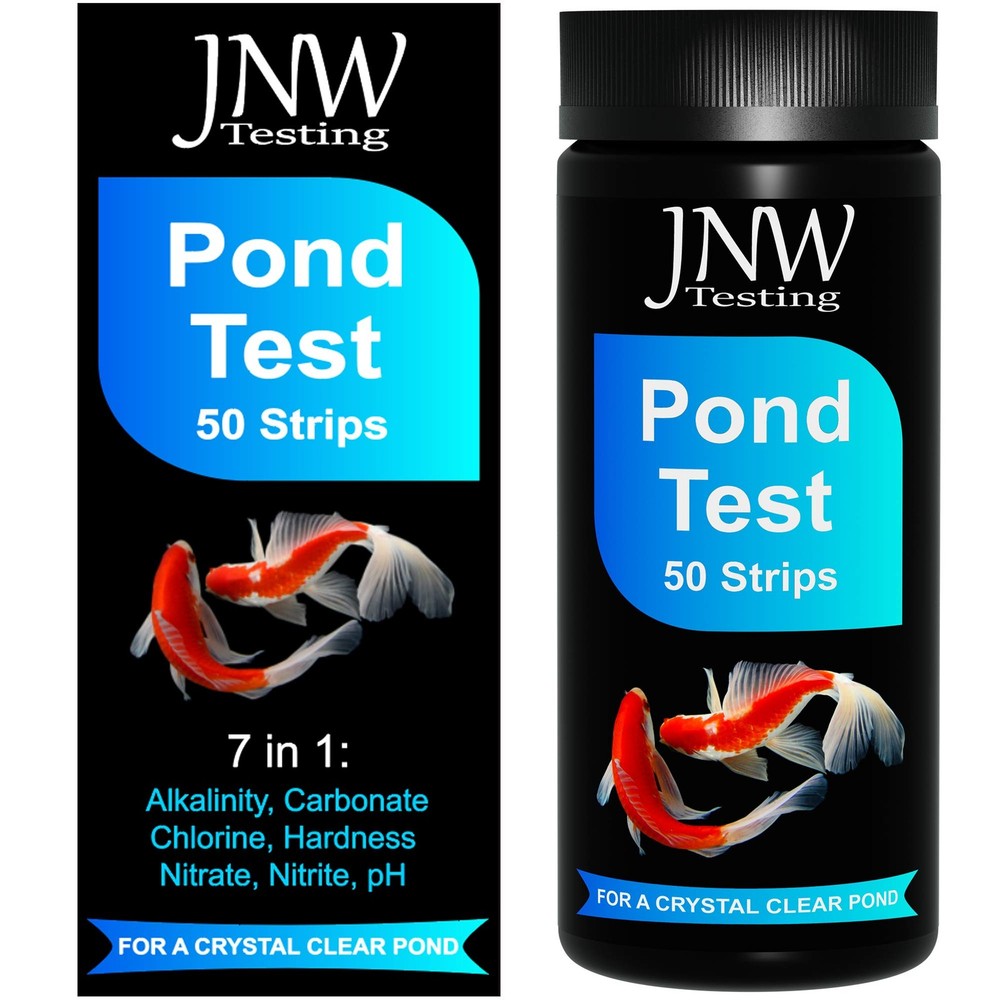 Pond Test Strips - 7-1 Water Testing Kit with Ebook - pH Kit...