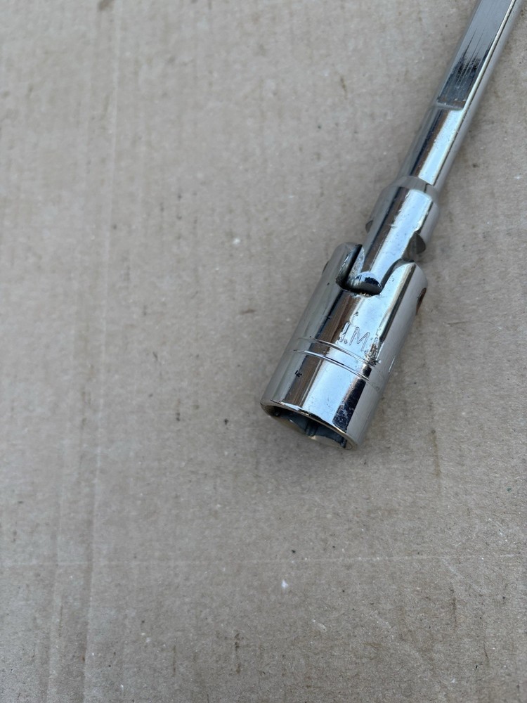 vintage MN UK Number 6B Swivel Socket On Fixed Bar, Garage Tool