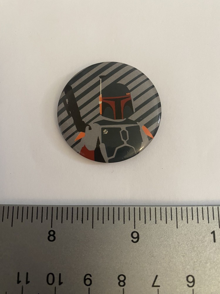 Star Wars Boba Fett Pin Back Button P193