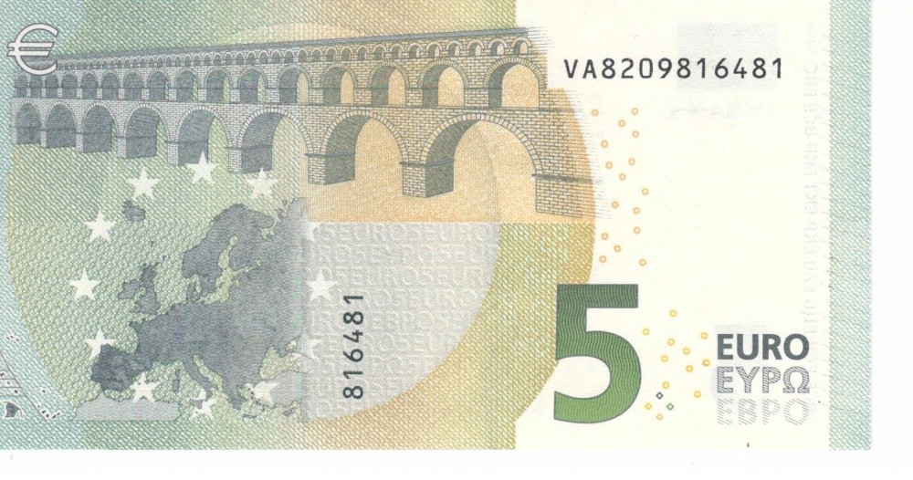 Spain 5 euro 2013 VA V005 UNC
